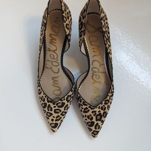 Sam Edelman Cheetah print heels, size 8.5